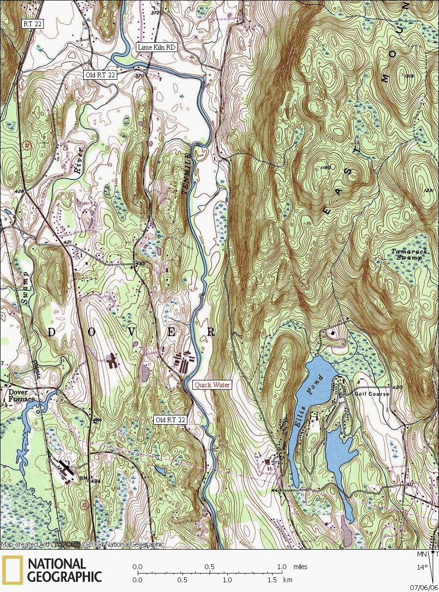 Connecticut, river, kayaking, canoeing, Map, Ten Mile, Lyme Kiln